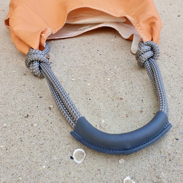 pomarańczowa torebka seashopper damska torba z żagli torebka plażowa