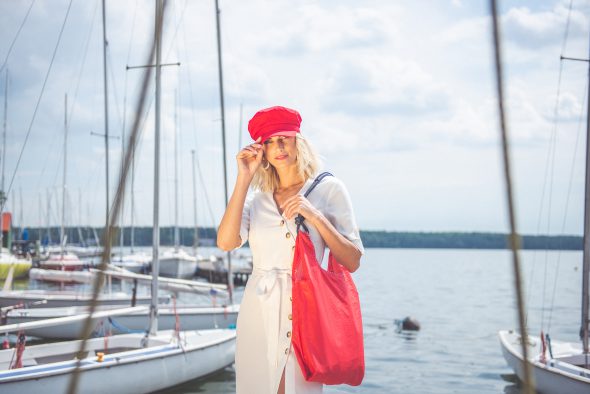 seashopper torebka damska z żagli handbag vintage sailbag