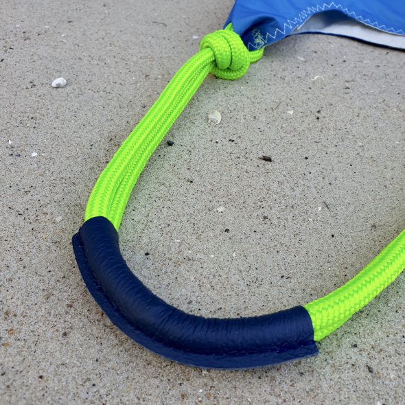 niebieska fluo torebka seashopper torebka z żagli z recyclingu