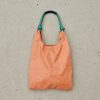 vegan pomarańczowa torebka seashopper torba z żagli damska torebka z żagli