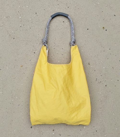 żółta torebka seashopper torba z żagli z recyclingu