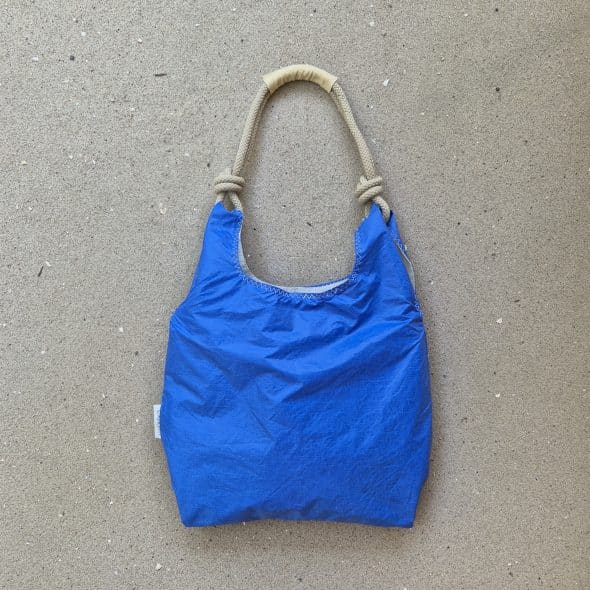 BLUE BEIGE SAIL BAG SEASHOPPER