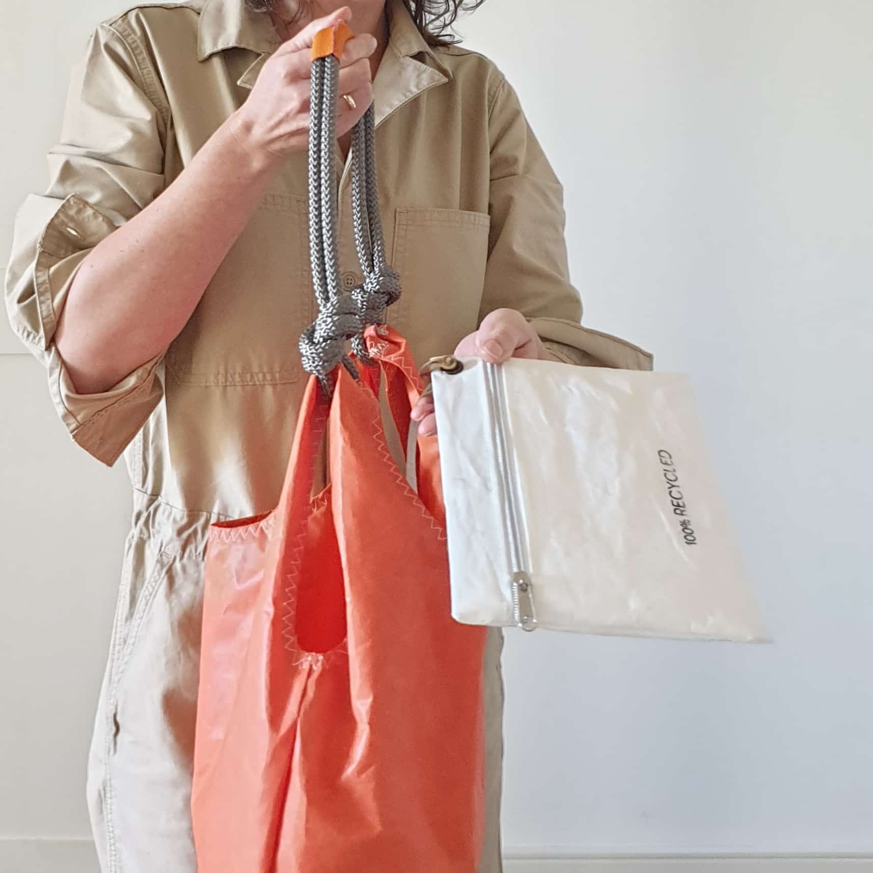 Wyjątkowe damskie torby z żagli.