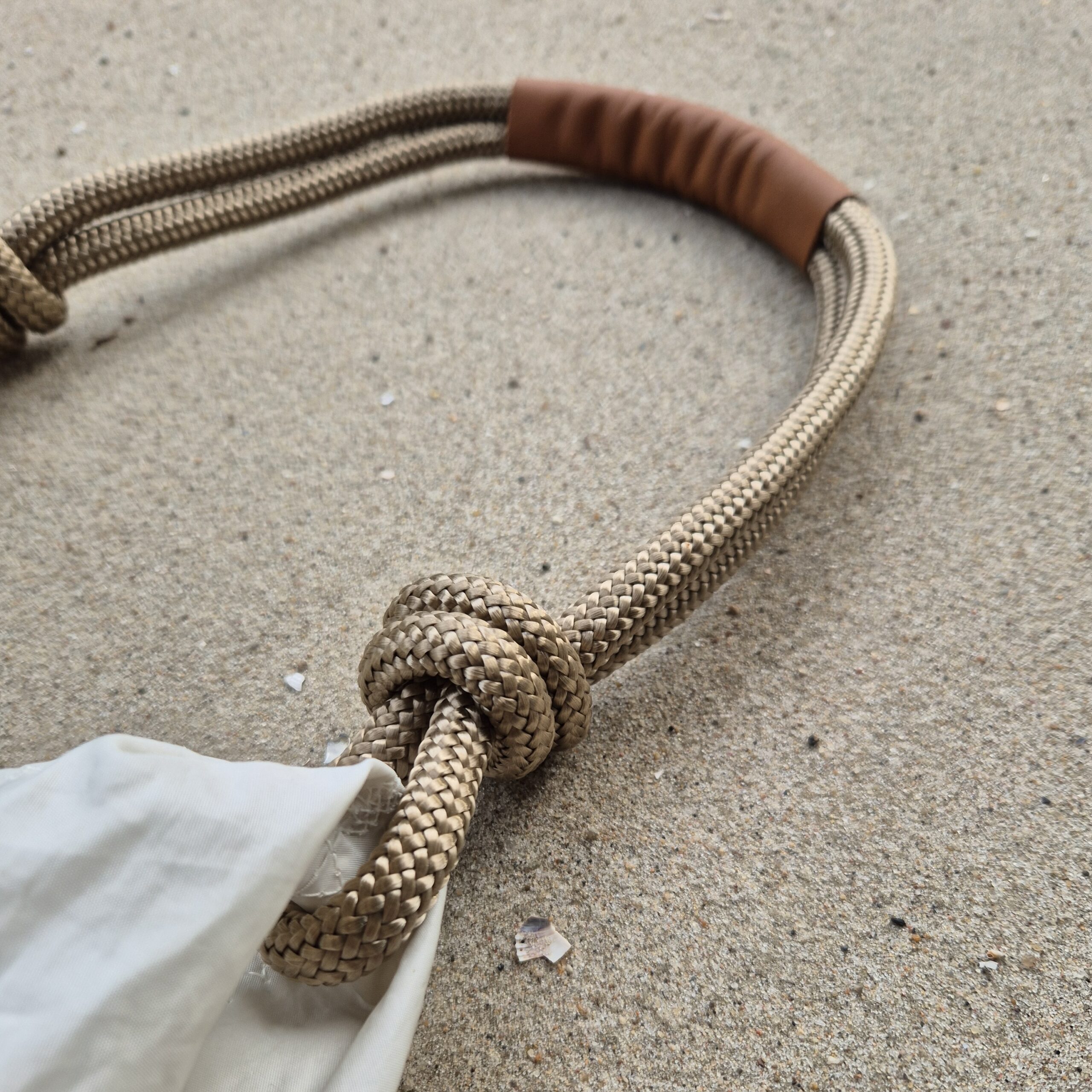 Torebka z uchwytem z liny żeglarskiej