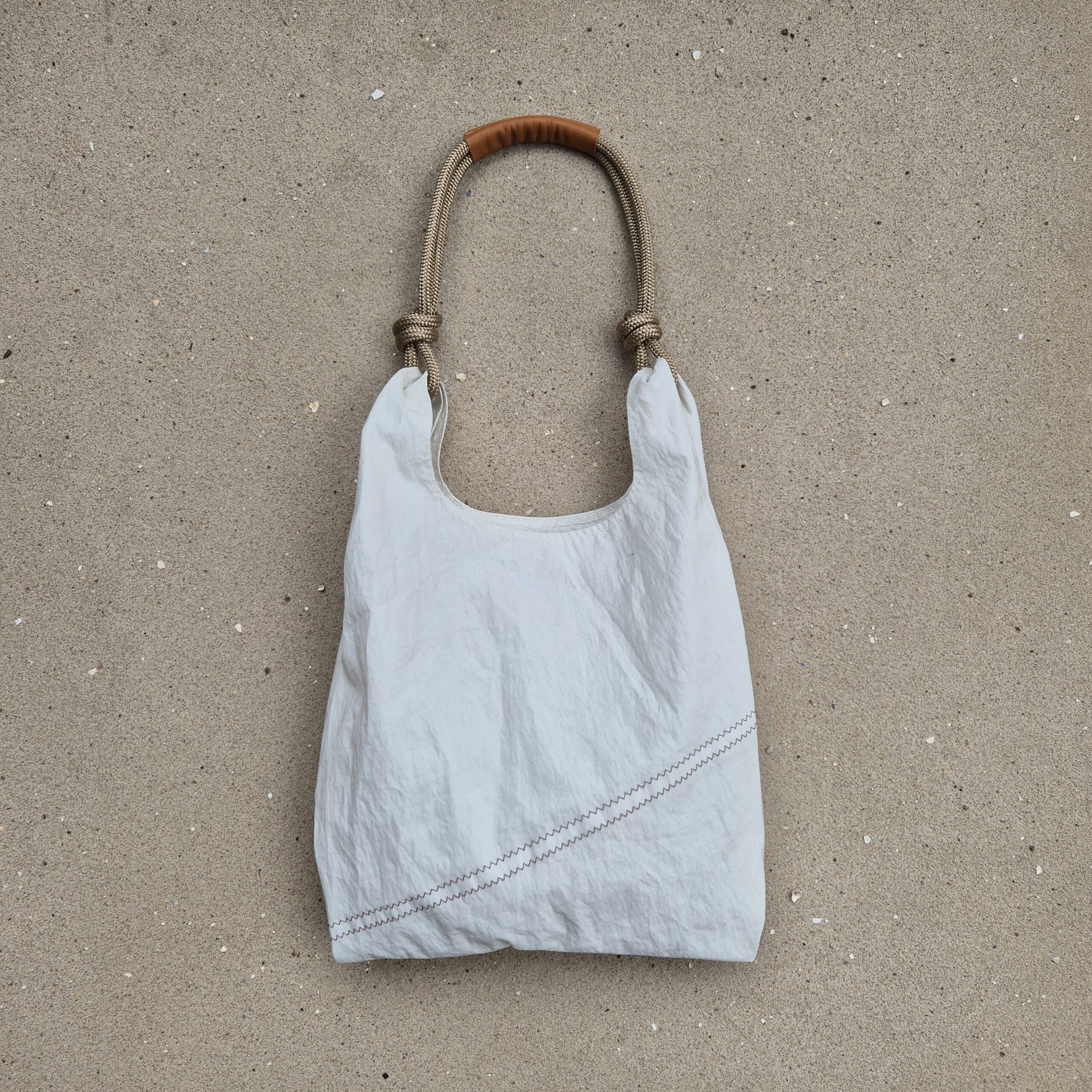 Kremowa torba z żagli SeaShopper