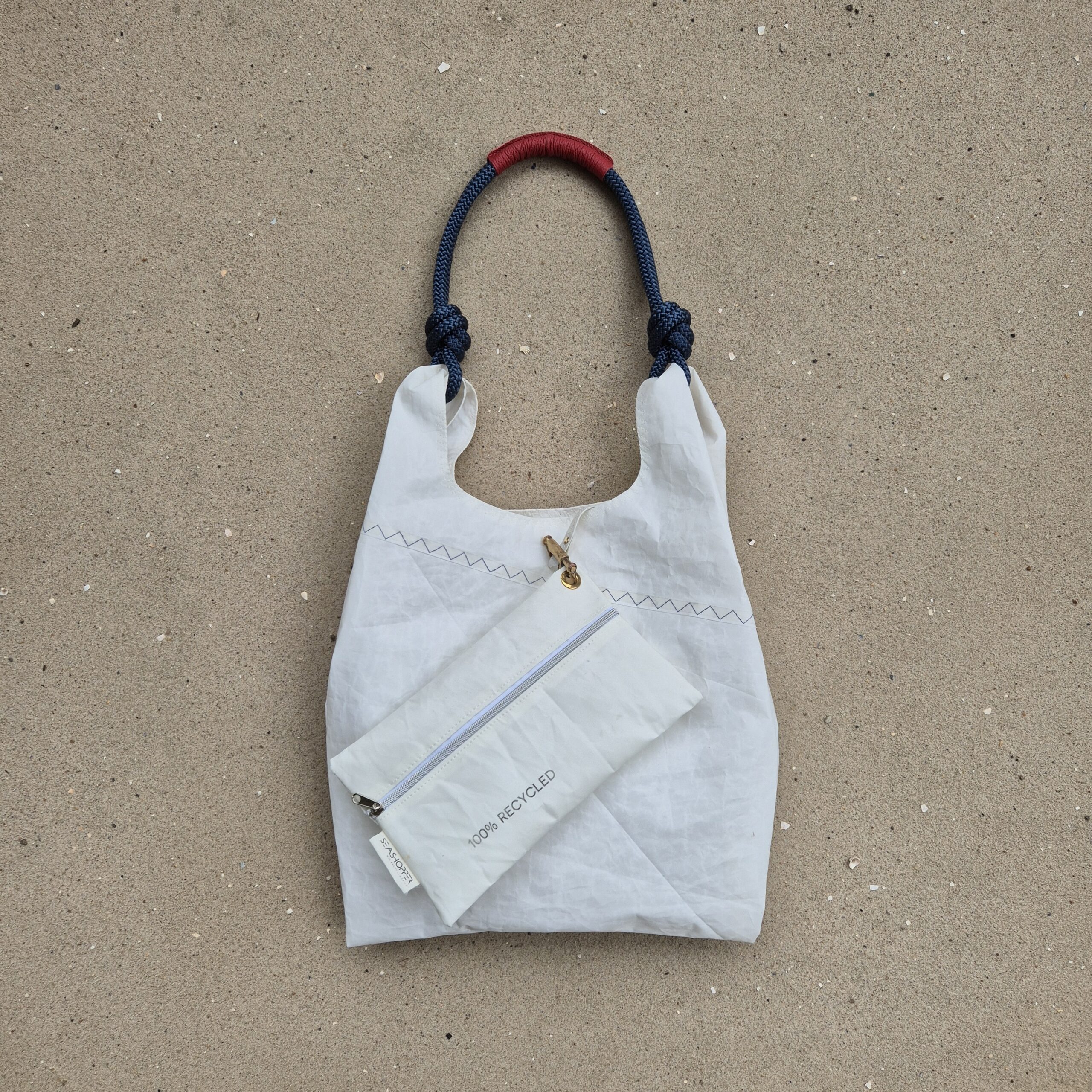 Biała torba żeglarki