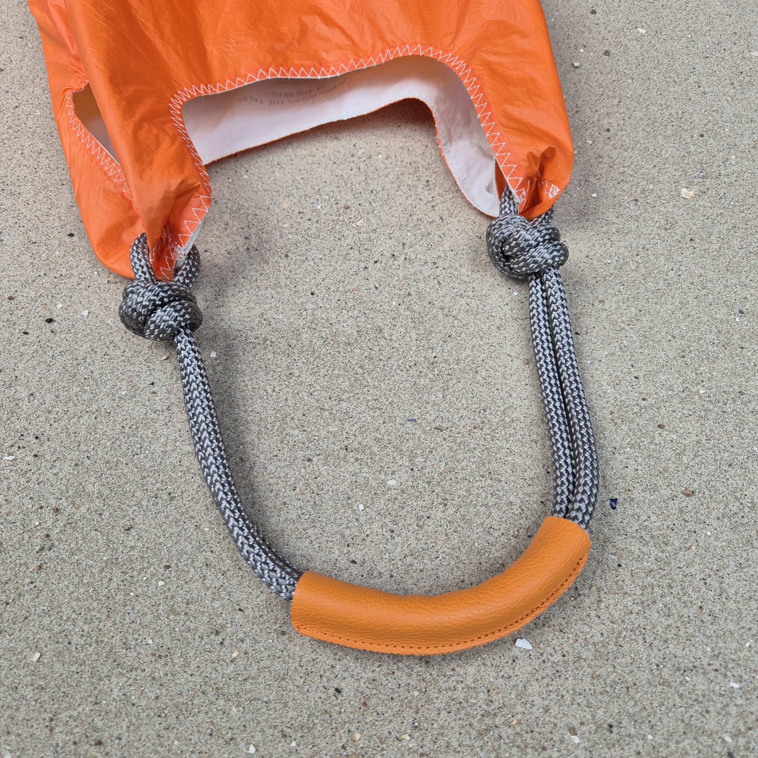 Pomarańczowa shopperka